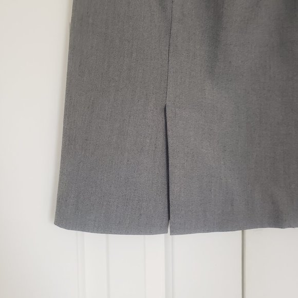Anne Klein Gray Skirt - Pencil/A-line- Size 8 - Picture 9 of 15